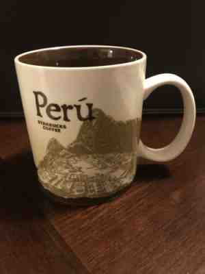 STARBUCKS 2014 COLLECTORS MUG, "PERU", 16 OZ. RARE - Sold on eBay Apr, 25th 2019 for $19.99