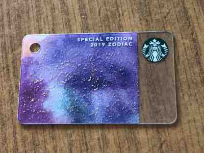 NEW STARBUCKS 2019 PHILIPPINES ZODIAC MINI GIFT CARD EXTREMELY LIMITED - Sold on eBay May, 6th 2019 for $24.99