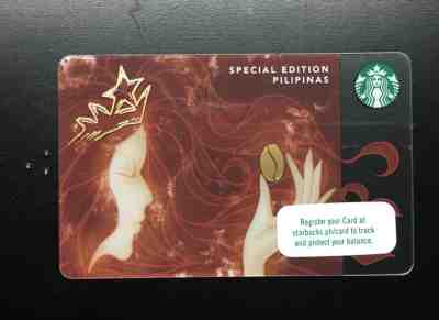 Starbucks Philippines siren crown card  - Sold on eBay May, 4th 2019 for $34.99