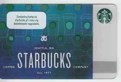 Starbucks gift card  Poland      - Sold on eBay Apr, 26th 2019 for $7.00