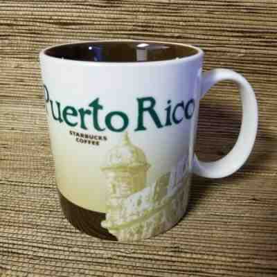 Puerto Rico STARBUCKS 2013 Mug Global Icon Collector Series Coffee Cup 16 oz - Sold on eBay May, 13th 2019 for $12.00