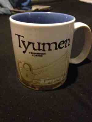Starbucks City Icon Mug Tyumen Russia with SKU - Sold on eBay May, 12th 2019 for $24.99