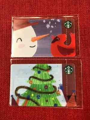 2 NEW STARBUCKS 2018 RUSSIA CHRISTMAS GIFT CARDS LOT SEALED LIMITED - Sold on eBay Mar, 1st 2019 for $6.99