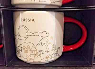 14oz Starbucks RUSSIA You Are Here YAH Christmas 2018 Series Mug + Box LE - Sold on eBay Feb, 25th 2019 for $42.99