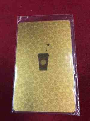 NEW STARBUCKS SEALED RUSSIA GOLD CARD GIFT CARD VERY LIMITED - Sold on eBay Feb, 24th 2019 for $19.99