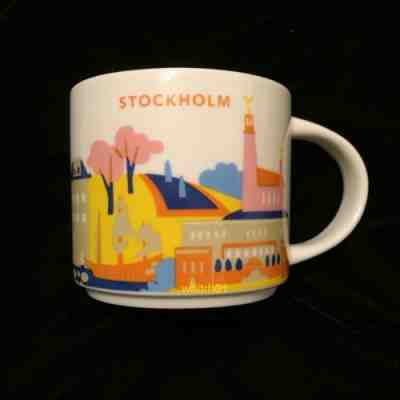 Starbucks Stockholm YAH Mug Sweden You Are Here Vasa Ship Harbor Svierge New Cup