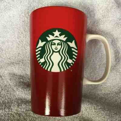 Starbucks Coffee Mug 16oz. Microwave Dishwasher Safe Red 2015 5" Tall        D56 - Sold on eBay May, 10th 2019 for $6.00