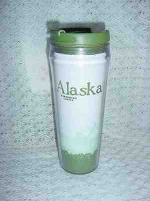 Rare 2004 Starbucks ALASKA Travel Mug Tumbler Global Icon Series~~12 oz. - Sold on eBay Apr, 26th 2019 for $11.50