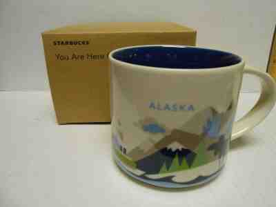 Starbucks Alaska Mug YAH You Are Here 14 oz Collectors Moose Whale Ferry  NIB - Sold on eBay Apr, 24th 2019 for $44.95