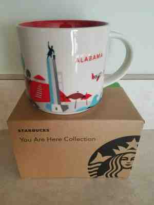 Starbucks Alabama YAH You Are Here 14oz Mug DISCONTINUED - NEW IN BOX - Sold on eBay Apr, 26th 2019 for $19.95