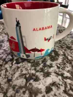 ALABAMA Starbucks Mug, Red You Are Here YAH Collection Series - Sold on eBay Apr, 25th 2019 for $8.40