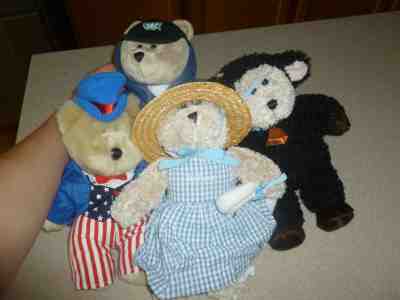 Vintage Lot of 4 Starbucks Bearista Bears Bo Beep Sheep Ancle Sam Colorado  - Sold on eBay Feb, 26th 2019 for $14.00