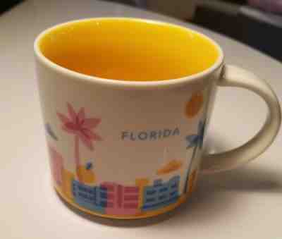 Starbucks Florida You Are Here Collection Cup Mug 2013 14 oz Size - Sold on eBay May, 12th 2019 for $9.99