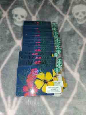 LOT OF 25 hawaii STARBUCKS Gift Cards ! (NO VALUE)  - Sold on eBay May, 14th 2019 for $15.00