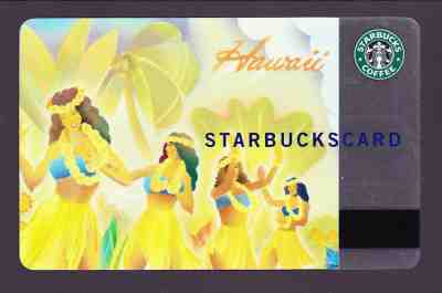 STARBUCKS 2004 Hawaii Gift Card - Sold on eBay Apr, 29th 2019 for $8.50