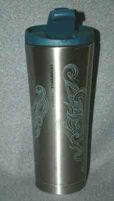 STARBUCKS 2015 'HAWAII WAVES' STAINLESS STEEL TRAVEL TUMBLER, 16oz - Sold on eBay Apr, 29th 2019 for $17.50