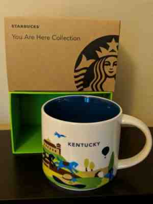 Starbucks Kentucky You Are Here Mug 14 ounce Horse Racing Derby NIB - Sold on eBay Apr, 29th 2019 for $11.50