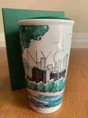 Starbucks NYC New York Central Park Limited Edition 2017 Ceramic Tumbler 12 Oz. - Sold on eBay Apr, 29th 2019 for $45.00