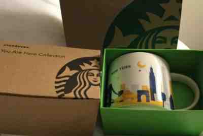 New! STARBUCKS You are Here Collection NEW YORK MUG Coffee Cup 14 FL OZ LIMITED - Sold on eBay Apr, 28th 2019 for $21.95