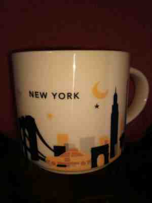 NYC Starbucks Mug New York City 14 Oz NY Mugs You Are Here Collection in box  - Sold on eBay Apr, 28th 2019 for $11.99