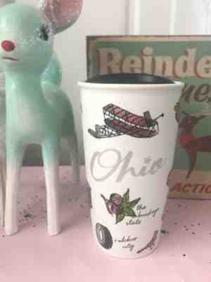 2017 Starbucks Ohio 12 oz. Been There Ceramic Tumbler Travel Mug NWT Airstream - Sold on eBay May, 12th 2019 for $24.09