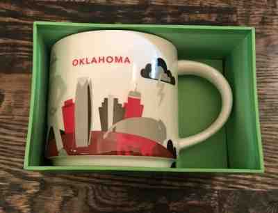Starbucks Oklahoma "You Are Here Collection" Mug- 2016- New in Box - Sold on eBay Apr, 23rd 2019 for $14.66