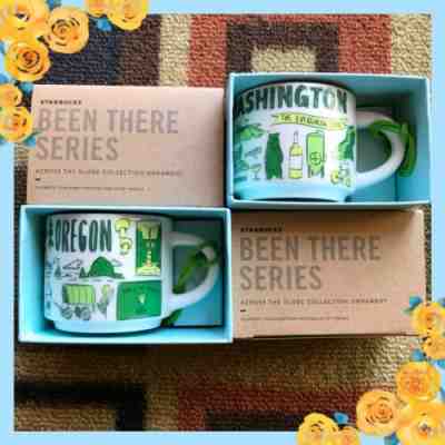 Starbucks Washington & Oregon Been There Ornament mug espresso coffee demi cup - Sold on eBay May, 11th 2019 for $35.00