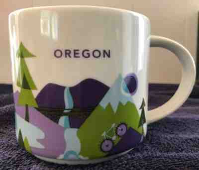 OREGON Starbucks Mug, Blue - You Are Here YAH Collection Series Great Gift - Sold on eBay May, 1st 2019 for $8.95