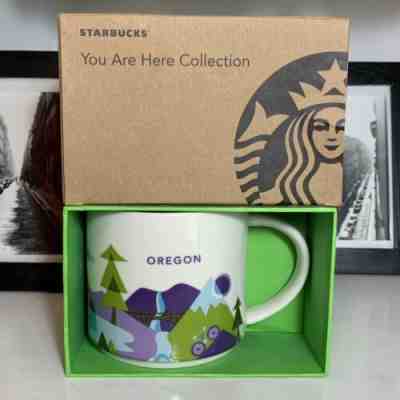 STARBUCKS COFFEE 2017 YAH You Are Here OREGON Collectors Series Mug 14 oz NIB - Sold on eBay Apr, 29th 2019 for $18.03