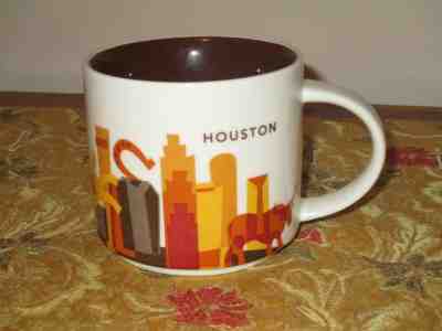 ~ Starbucks You Are Here Houston Texas Mug DISCONTINUED YAH 2015 Coffee Tea Cup  - Sold on eBay Mar, 31st 2019 for $9.77