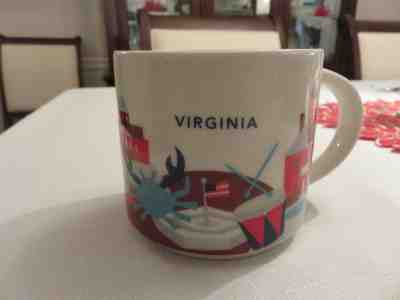 2015 Starbucks You Are Here Collection Coffee Cup  Virginia 14 oz. ounce Mug EUC - Sold on eBay May, 1st 2019 for $6.99
