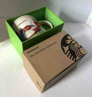 Starbucks You Are Here Collection Coffee Mug Virginia New in Box - Sold on eBay Apr, 29th 2019 for $11.99