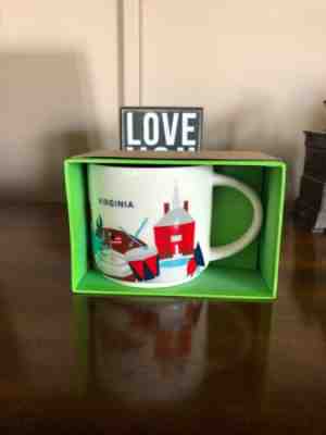NIB Starbucks Virginia You Are Here YAH Collector Series 14 oz Mug - RARE FIND - Sold on eBay Apr, 28th 2019 for $12.00