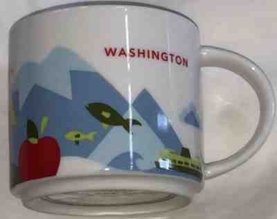 Starbucks Coffee 2017 YAH Mug WASHINGTON State You Are Here Collection 14-oz EUC - Sold on eBay May, 12th 2019 for $22.50
