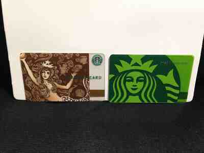 Starbucks Japan Card set "Anniversary Siren 2009" and  "15th anniv Green Siren"  - Sold on eBay May, 17th 2019 for $50.00