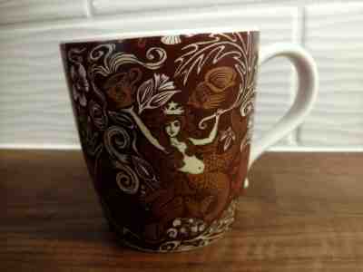 Starbucks Anniversary Coffee Mug 2009 Copper Brown Mermaid Siren Bone China 12oz - Sold on eBay May, 15th 2019 for $5.74