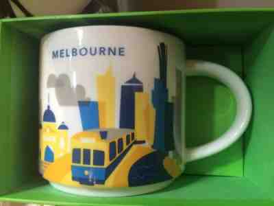 US Seller! NEW STARBUCKS MELBOURNE Australia Your Are Here YAH mug Quick Ship - Sold on eBay May, 21st 2019 for $59.99