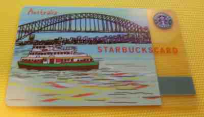 RARE STARBUCKS VHTF Original 2005 AUSTRALIA SYDNEY HARBOR BRIDGE Card *NM*  - Sold on eBay May, 19th 2019 for $12.89