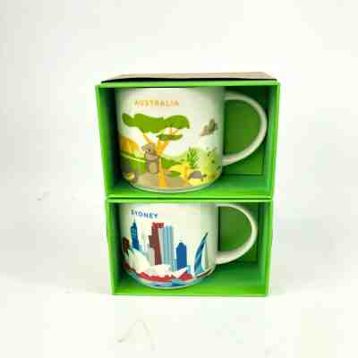 NIB Starbucks Sydney Australia YAH Mug Koala Free Shipping You Are Here RARE - Sold on eBay May, 17th 2019 for $109.99
