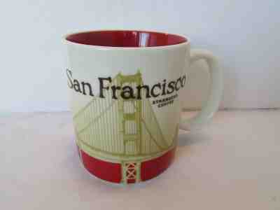 2012 Starbucks Coffee San Francisco Coffee Tea Mug Golden Gate Bridge Skyline  - Sold on eBay May, 22nd 2019 for $12.99