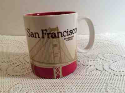 2010 Starbucks Collector Mug SAN FRANCISCO 16 Oz Golden Gate Bridge - Sold on eBay May, 21st 2019 for $29.99