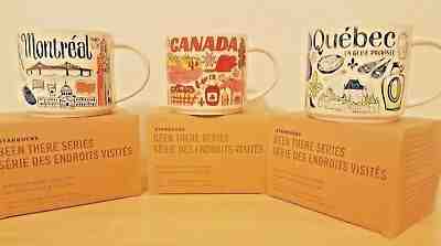 Starbucks Been There Series MONTREAL, QUEBEC AND CANADA (3MUGS) Set NWT - Sold on eBay May, 16th 2019 for $63.00