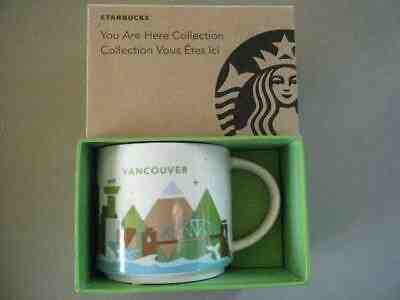 NEW Starbucks YAH VANCOUVER CANADA 2013 Mug 14 oz You Are Here - Sold on eBay May, 19th 2019 for $18.00
