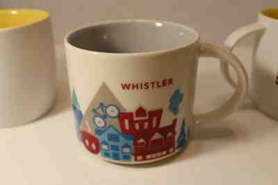 Starbucks Whistler You Are Here Collection Coffee Mug CANADA 2017 + bonus mugs - Sold on eBay May, 22nd 2019 for $9.99