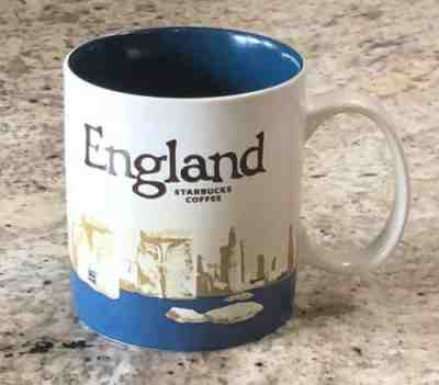 Starbucks England, Stone Henge, Version 3 Blue 2013 Coffee Cup 16 oz - Sold on eBay May, 17th 2019 for $40.00