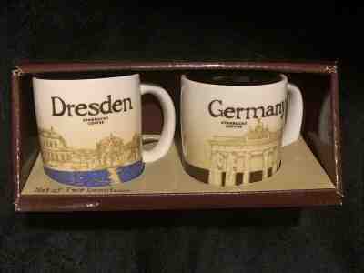 NEW Starbucks Global Icon DRESDEN & GERMANY Demitasse Mug Set (Discontinued) - Sold on eBay May, 16th 2019 for $39.00