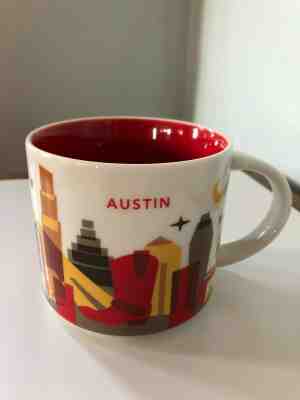 Starbucks Austin Texas Mug You Are Here Collection 2015 Coffee Tea Cup 14 oz - Sold on eBay May, 19th 2019 for $22.00