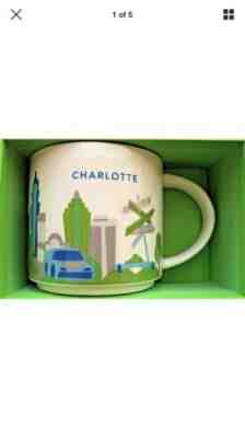 Starbucks You Are Here Mug, NIB Charlotte, NC.  New - Sold on eBay May, 21st 2019 for $9.88