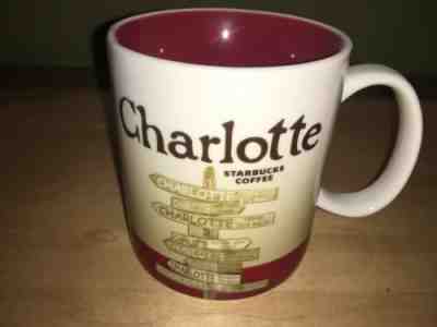 Starbucks Collector Series CHARLOTTE City Mug 16 fl. oz W/O Box  - Sold on eBay May, 21st 2019 for $10.99