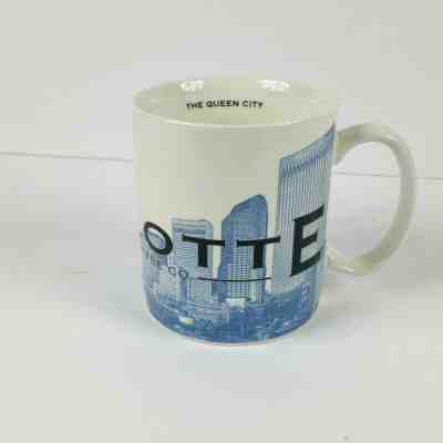 Starbucks 2002 Barista Skyline Series One Charlotte NC The Queen City Coffee Mug - Sold on eBay May, 19th 2019 for $12.95